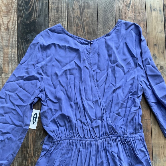 Waist-Defined Cross-Back Jumpsuit for Women Periwinkle Medium - Picture 6 of 12